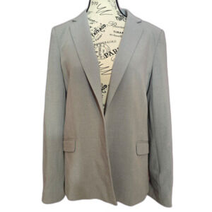 Calvin Klein grey open front blazer cardigan  jacket